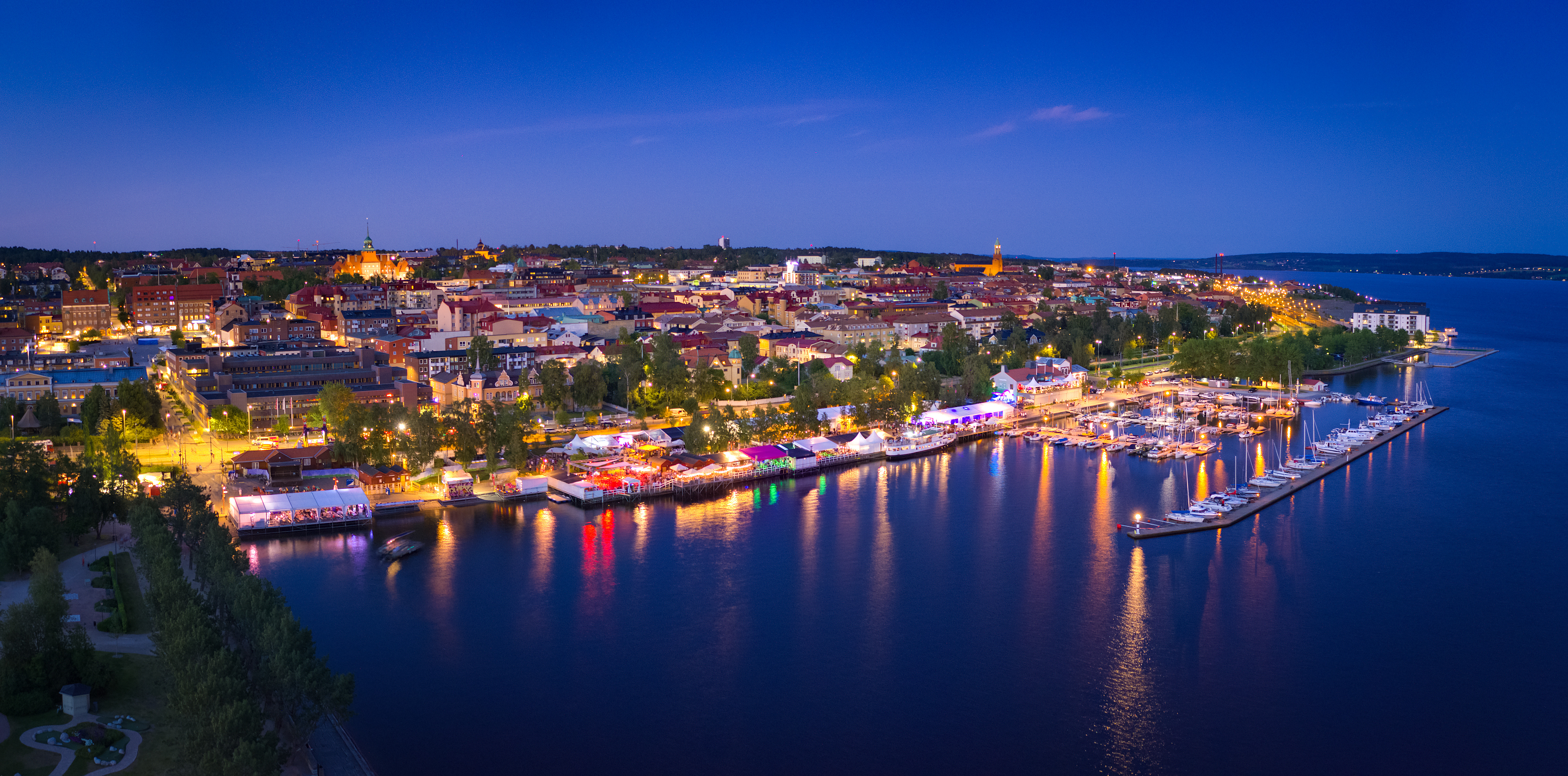 Utsikt över Östersund