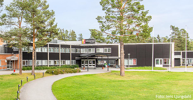 Entrén på Folkets Hus i Östersund