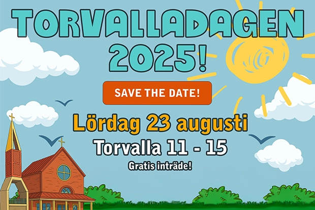 Torvalladagen 2025! Save the date, Lördag 24 augusti, Torvalla 10 - 15