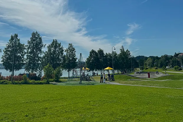 Överblick av Dalhemsparken.
