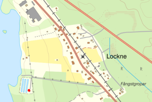 Karta över Lockne
