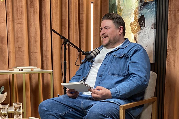 Erik Ekstrand i studio