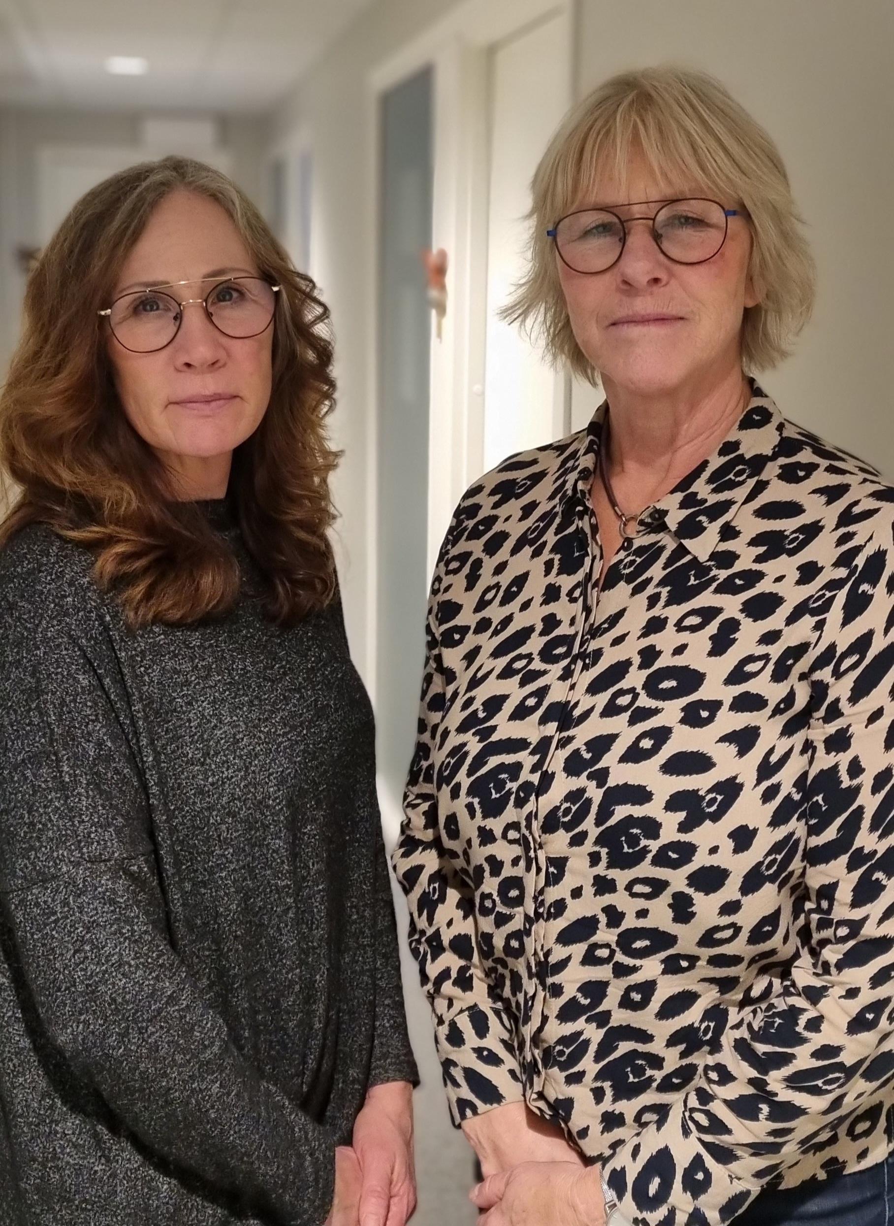 Carina Vaksdal och Marianne Holmgren.