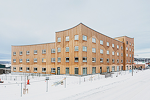 Exteriörbild av Bangårdsgatans särskild boende.