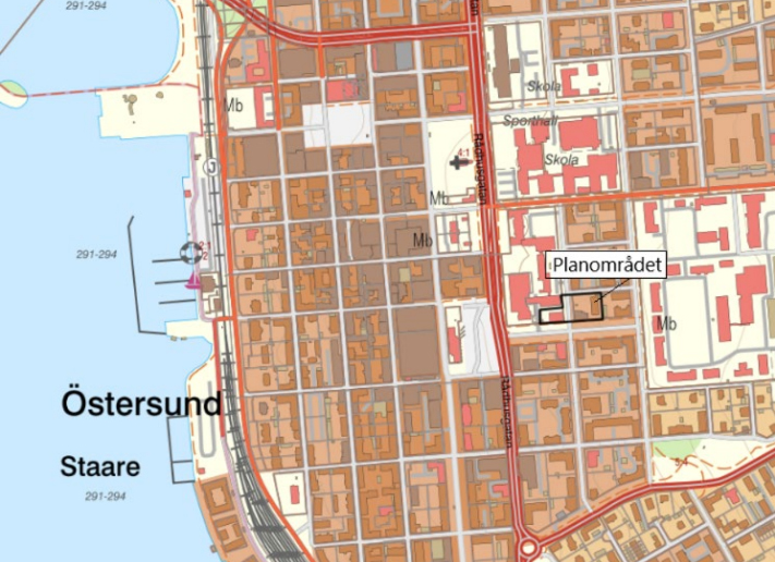 Karta över planområdet