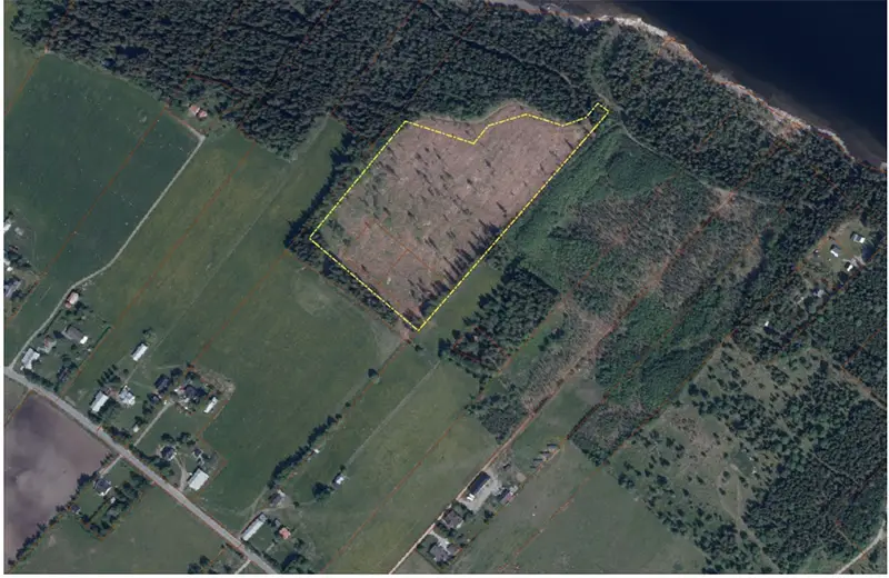 Karta som visar var detaljplanen är