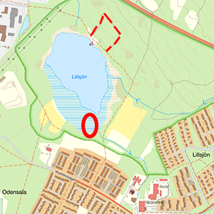 Karta över Lillsjön
