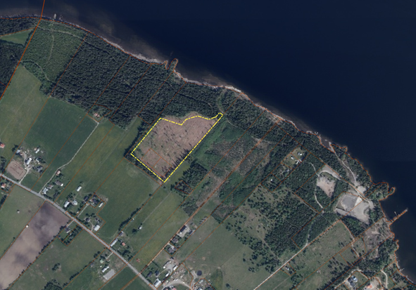 Karta som visar var detaljplanen täcker
