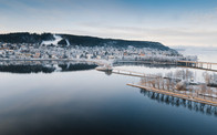 Östersund sett ovanifrån