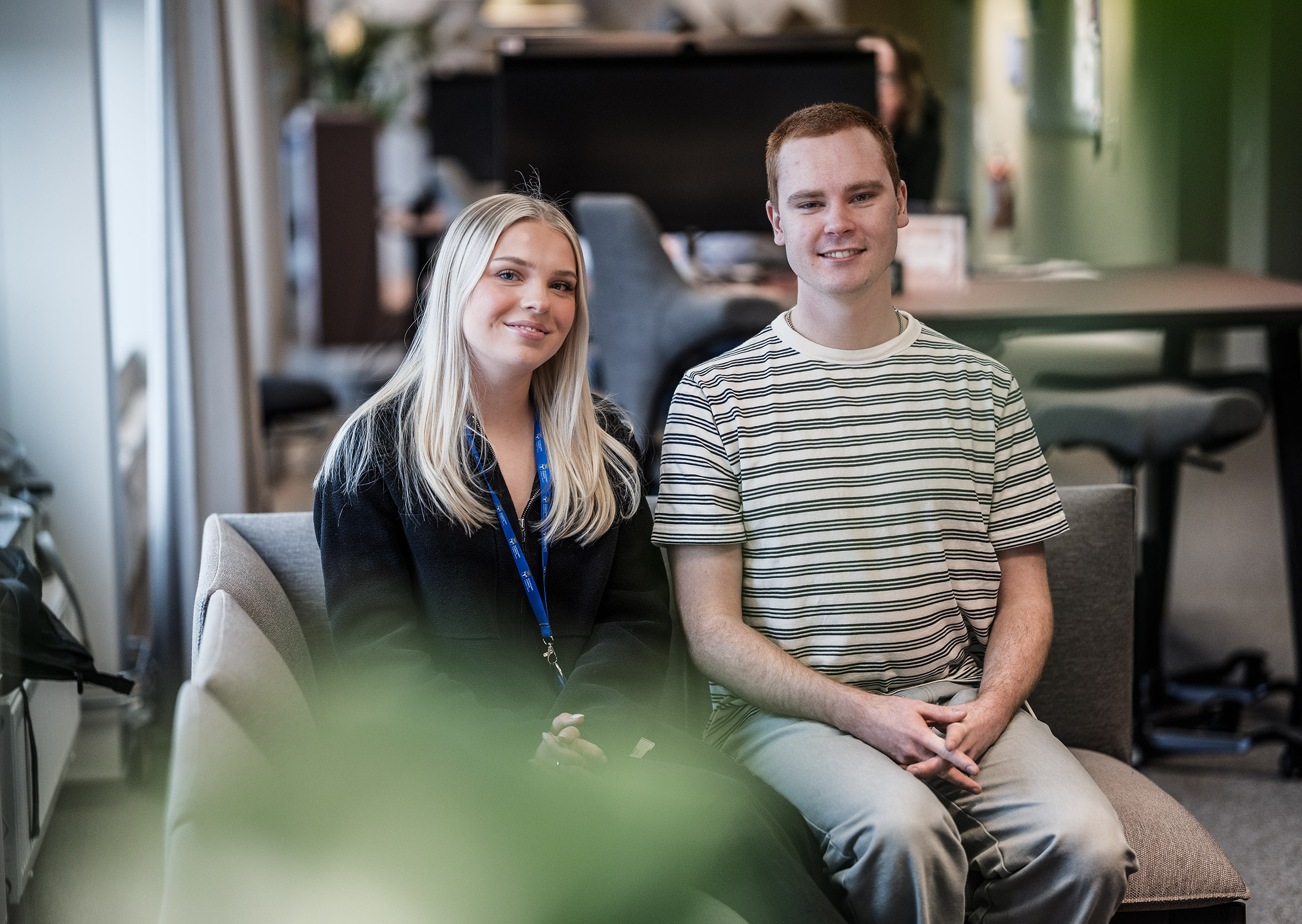 Civilekonomstudenterna Elin Tägtström och Birk Blomquist har undersökt Östersunds näringsliv under fem intensiva praktikveckor på kommunen.  