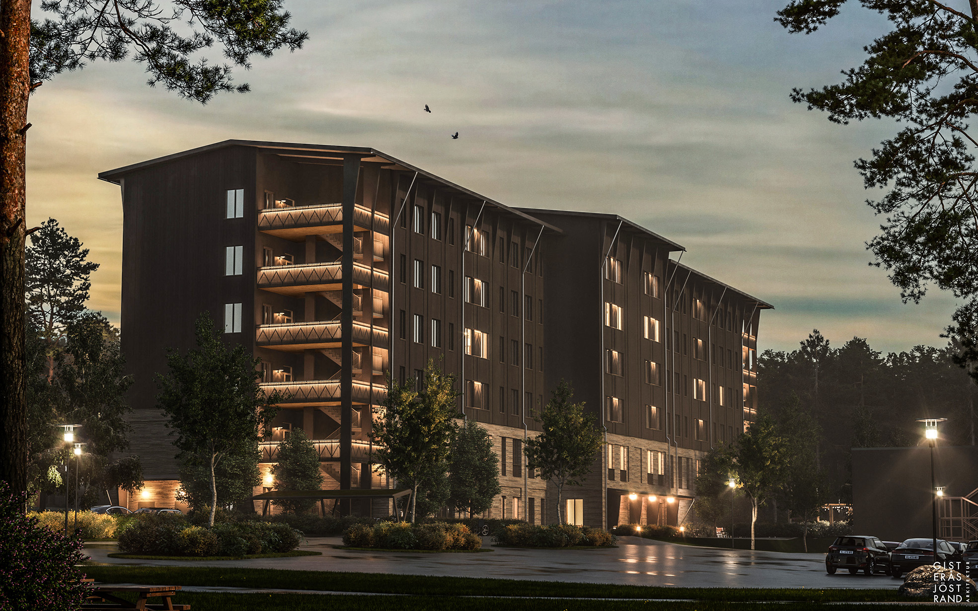 Särskilt boende Solliden, arkitektskiss