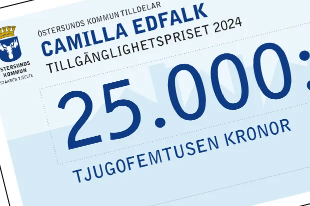 Check med Camilla Edfalks namn på
