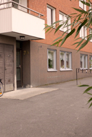 Ingången till Hornsbergs mötesplats
