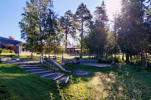 bild på förskolans gård
