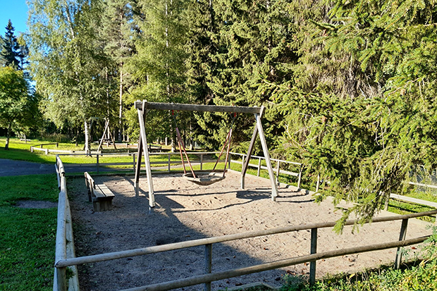 bild på gunga
