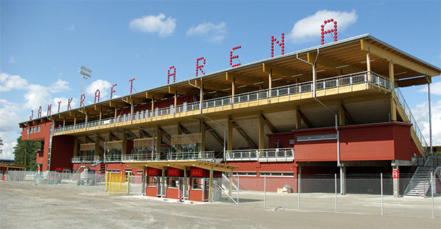 Entrén till Jämtkraft arena