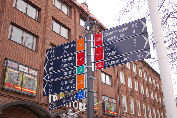 Färdriktingsvisare centrum