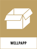 Kartong som symbol för wellpapp