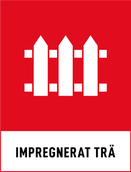 Trästaket som symbol för impregnerat trä