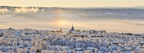 Vy över Östersund