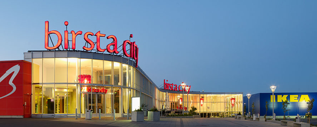Birsta City fasad