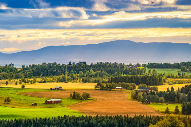 Frösövy med Oviken i bakgrunden