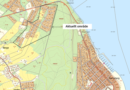 Karta över området