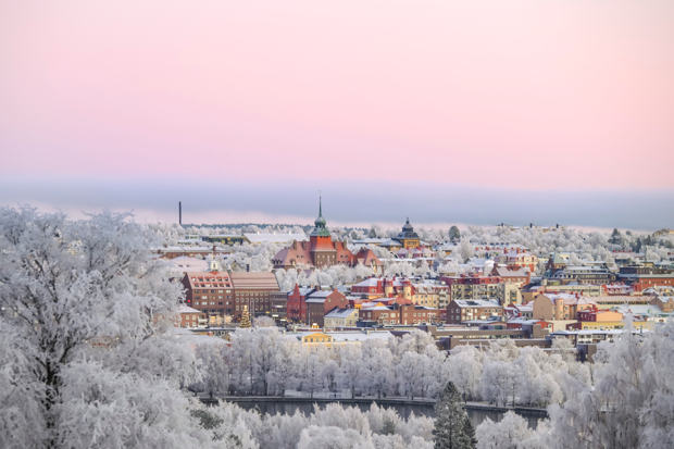 vybild över Östersund