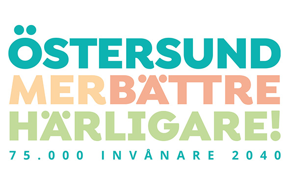Logotype tillväxt Östersund