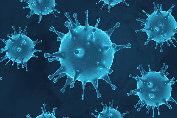 Närbild på Coronavirus