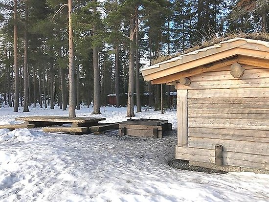 Bynäset grillplats på vintern