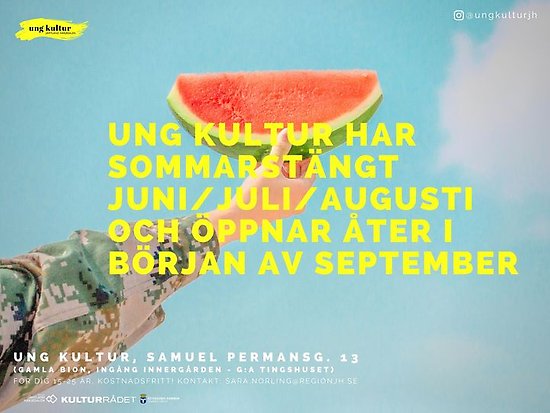 Affisch om uppehåll sommar UK