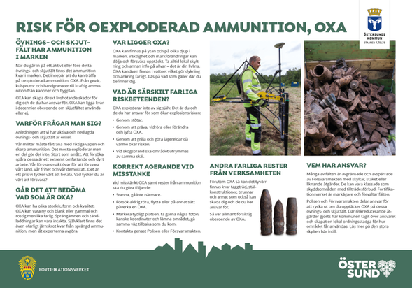 Information om risk för oexploderad ammunition på Bynäset 