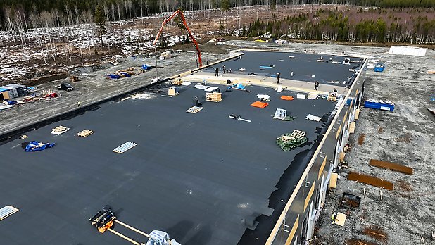 Ett av många exempel på pågående etableringar och expansioner: Berners bygger ny anläggning för tunga fordon i Verksmon.