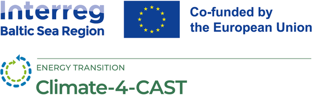 Interreg Baltic Sea Region, Co-funded by the European Union, Energy Transition Climate-4-CAST