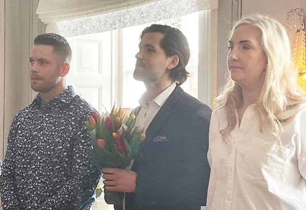 Bild på de tre delägarna i Multichallenge