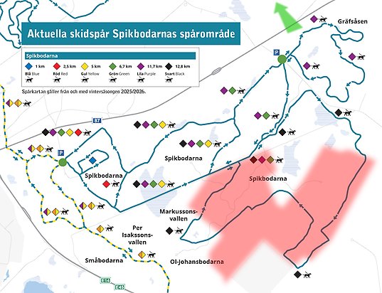 nya skidspår spikbodarna gräfsåsen