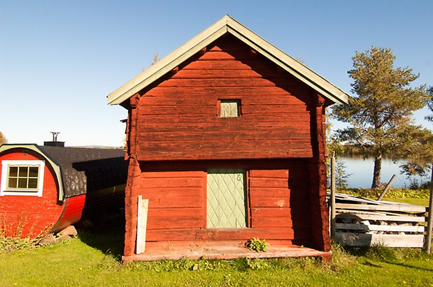 Fjäl 1:29.Timrat, rött härbre.