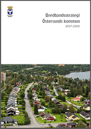 Framsidan på foldern om kommunens bredbandsstrategi