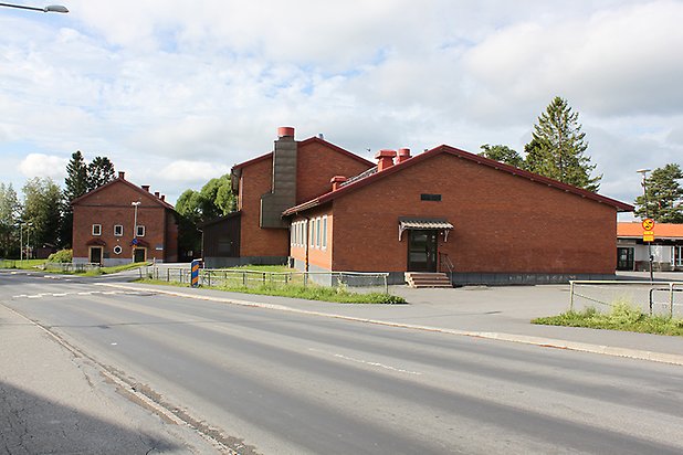 Brunflo-Backen 1:60. Byggnad i tegel.