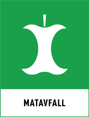 Symbol för matavfall