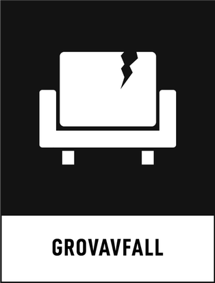 Symbol för grovavfall