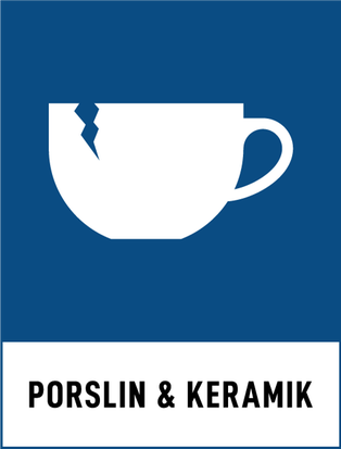 Symbol för porslin och keramik