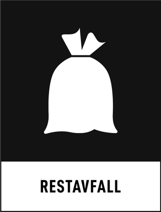 Symbol för restavfall