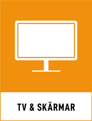 Symbol för TV och skärmar
