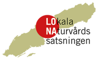 Logotyp för Lokala Naturvårdssatsningen, förkortat LONA.