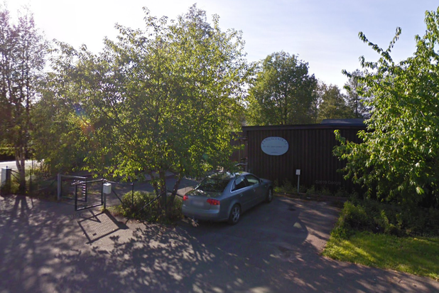 Entren till Öppna förskolan på Gränsvägen 13