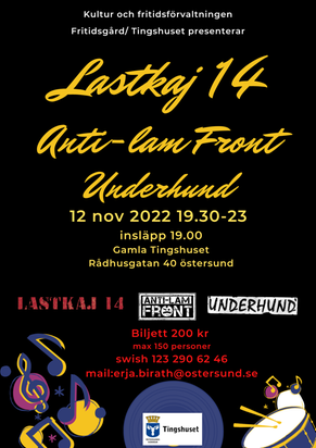 Affisch konsert 12 nov