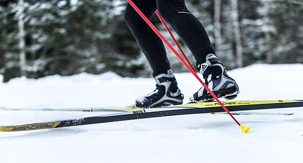 Längdskidor i Brunflo skidspår