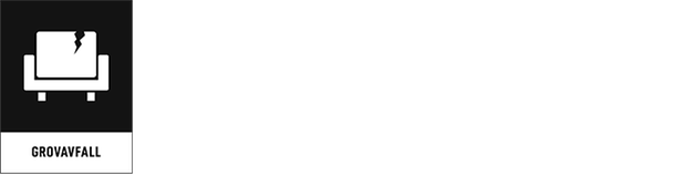 1 symbol för grovavfall